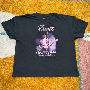 New Prince And The Revolution Purple Rain Gap Size Large T-shirt